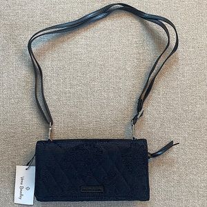NWT: Black Vera Bradley Wallet Crossbody